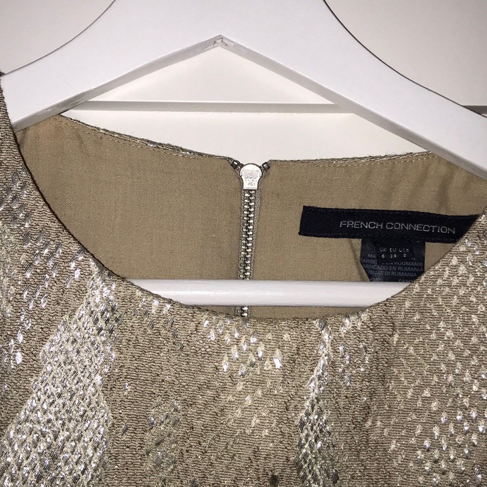 French Connection Dress | Metallic Mini
